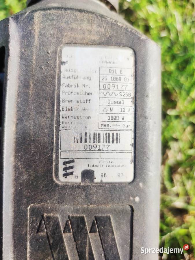 Eberspacher D1L E D1L C Mercedes Vito w638 T1