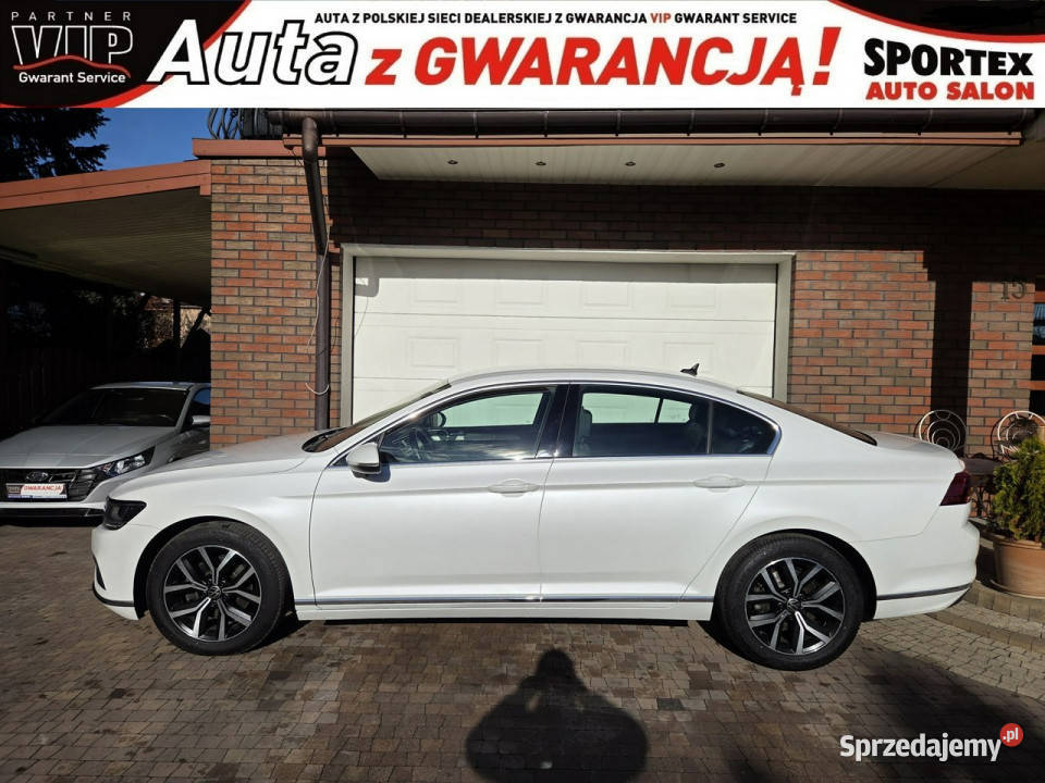 Volkswagen Passat 20 TSI 190 2021 ELEGANCE Biała aluminiowe felgi łódzkie sprzedam