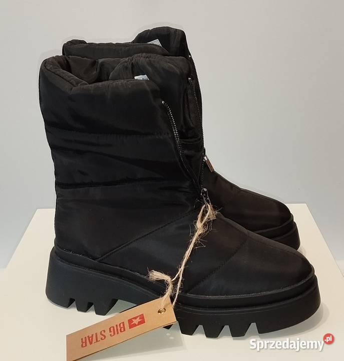 Buty śniegowce czarne Big Star 38 nowe z metką Warszawa