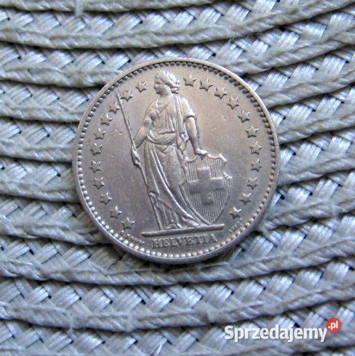 Szwajcaria 1 Frank 1981r wielkopolskie Kalisz sprzedam