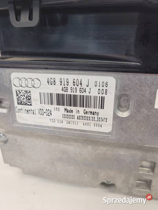WYŚWIETLACZ HEAD UP AUDI A6 C7 A7 S7 4G8919604J Przystajń