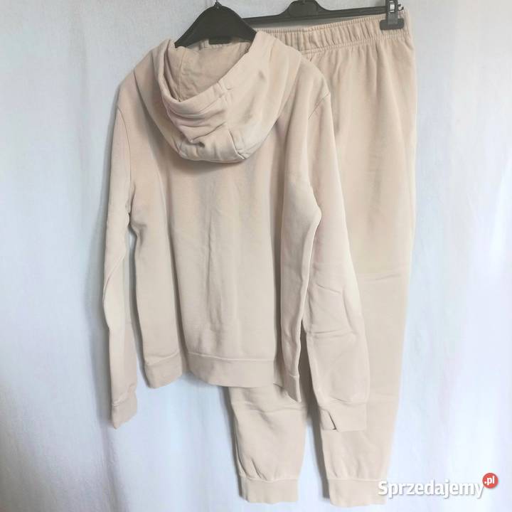 Komplet damski Dresowy Set kremowy NIKE r 40 brązowy/beżowy podlaskie Białystok sprzedam