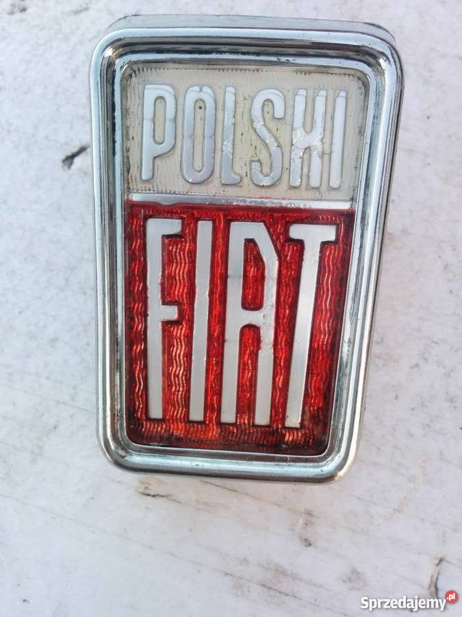 Fiat 125 126 Emblemat nowy Stalowa Wola