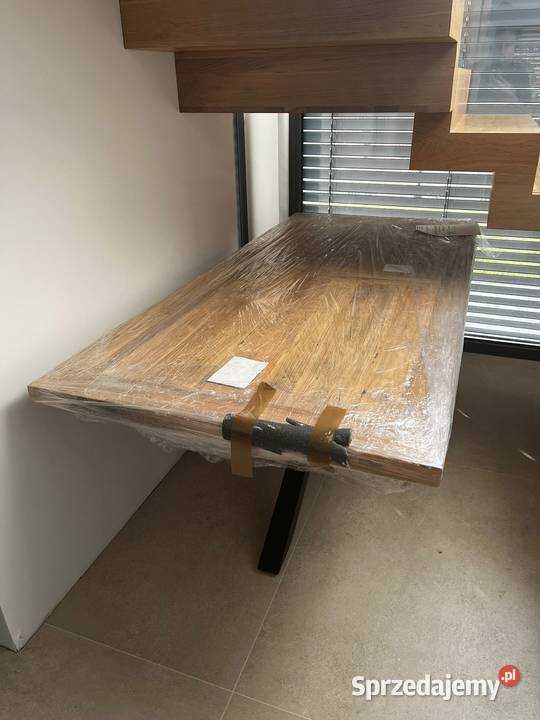 Sprzedam piękny stół dębowy boho Nowy nieużywany Częstochowa sprzedam