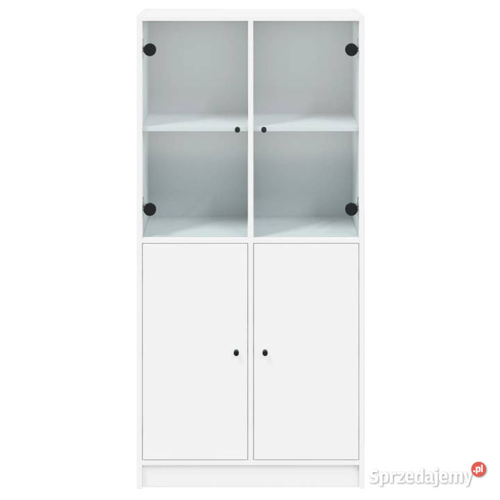 Szafka z drzwiczkami biała 68x37x142 WM3295864