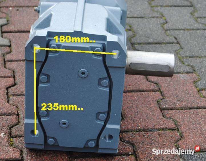 Motoreduktor kątowy 22kw 98obrmin z hamulcem Kargowa
