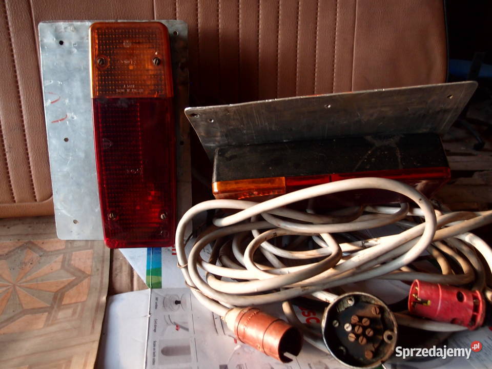 Lampy tylne C360 przyczepy Wtyczka i Gniazdo Oświetlenie Łódź
