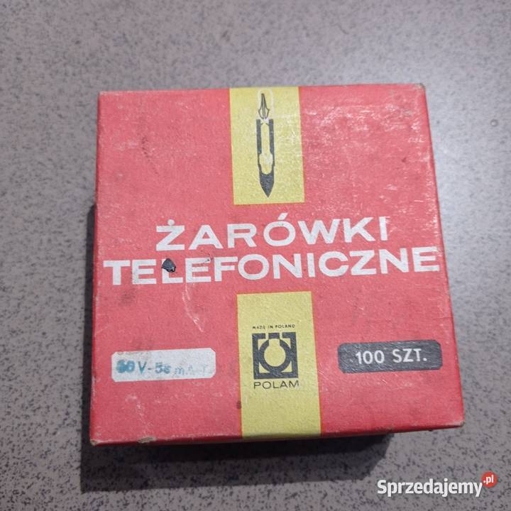 Żarówka telefoniczna 60V 30 mA T 68 Części i akcesoria