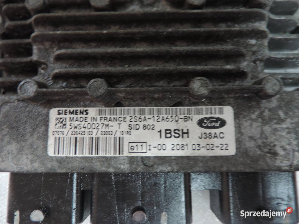 KOMPUTER FIESTA 14 TDCI 2S6A12A650BN 5WS40027MT Nowy Sącz