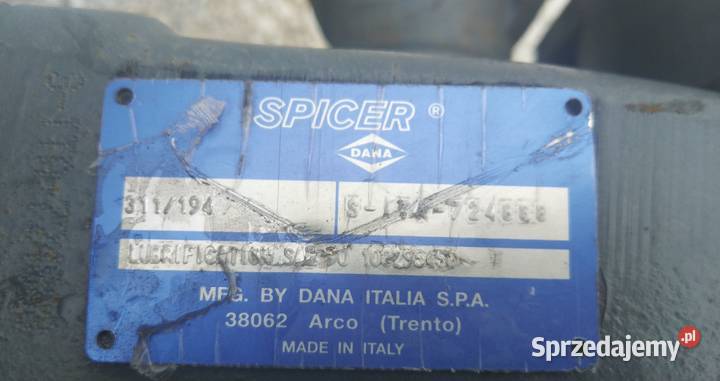 Most DANA SPICER 262 64001 Holland John Deere Kielce sprzedam