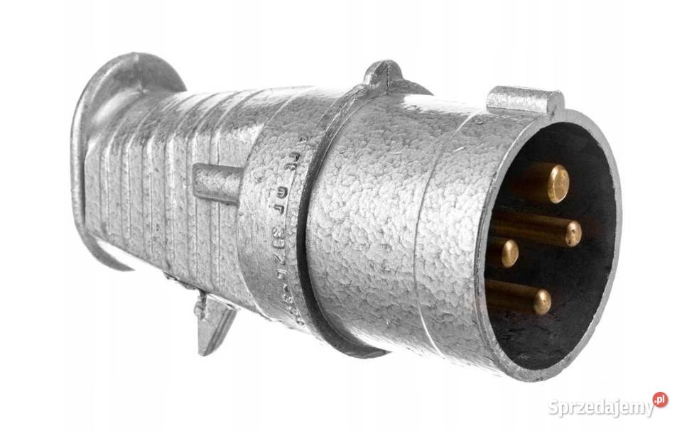 Wtyczka metalowa przenośna 16A 3PZ IP44 380V