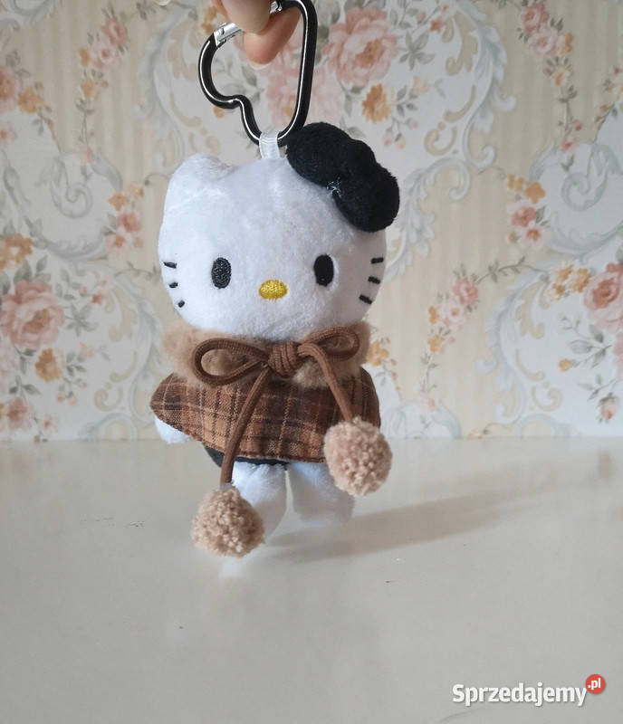 Brelok pluszowy jesienny Hello Kitty maskotka małopolskie Niepołomice sprzedam