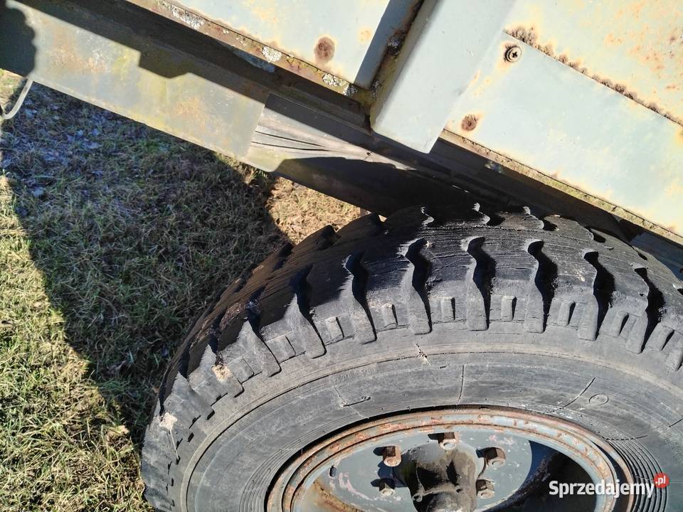 Przyczepa skorupa jednosiowawywrotka nieuszkodzony Konopnica