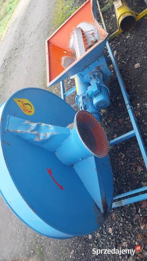 DMUCHAWA z PODAJNIKIEM do zboża niemiecka HIMEL Przymiłowice