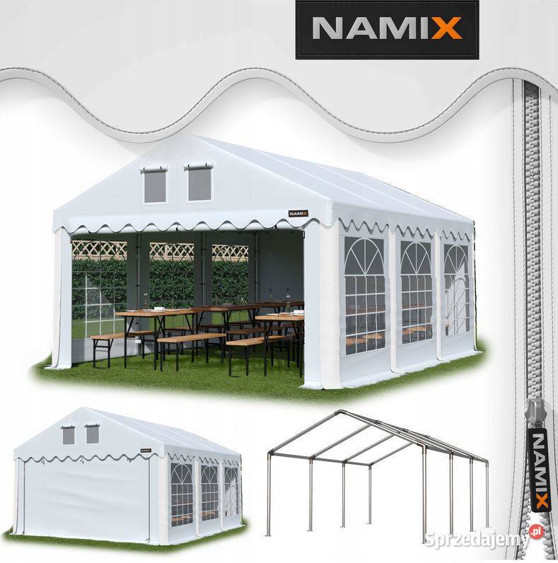 Namiot COMFORT 4x6 imprezowy handlowy altana PVC mazowieckie Jabłonna