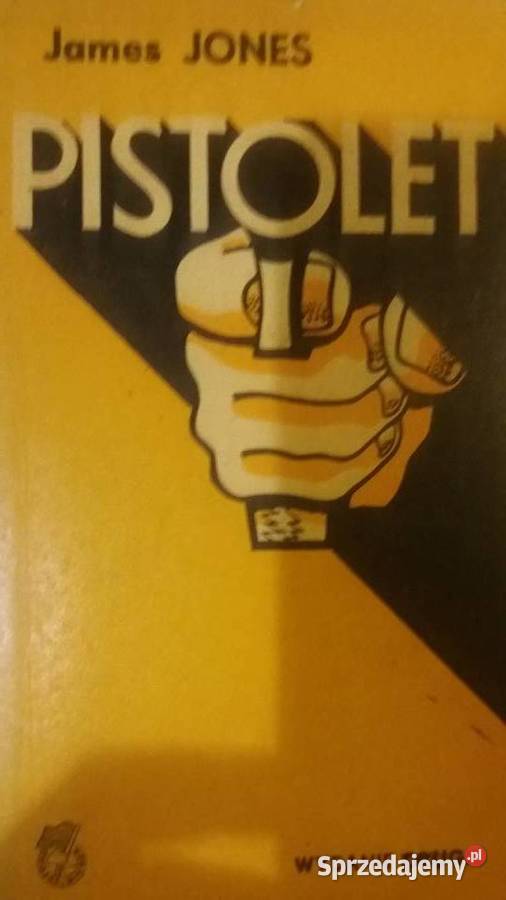 Pistolet książka Jones sensacja antykwariaty