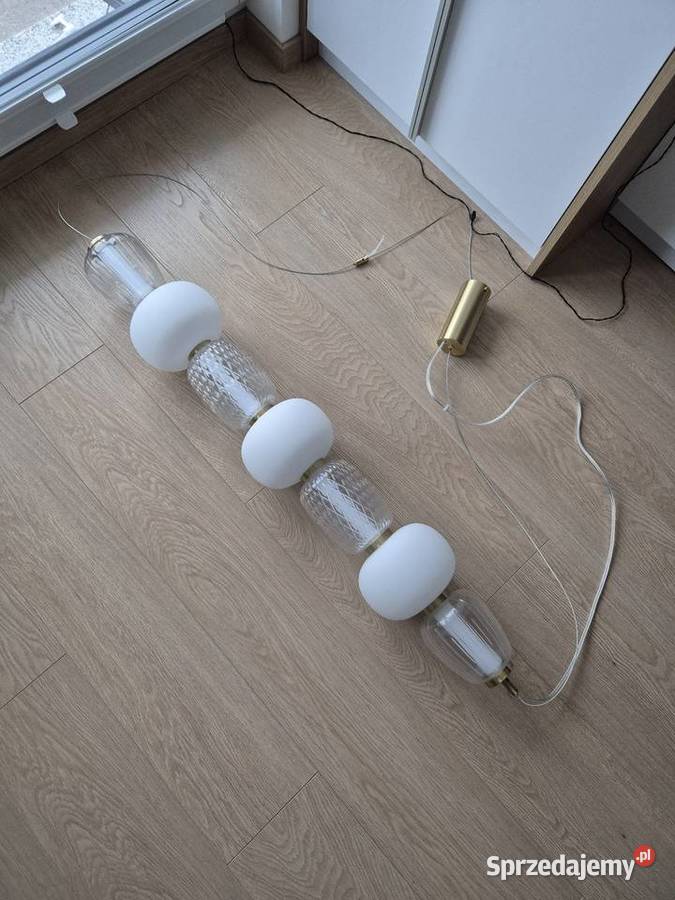 Duża lampa wisząca Caro złota LED Milagro Warszawa