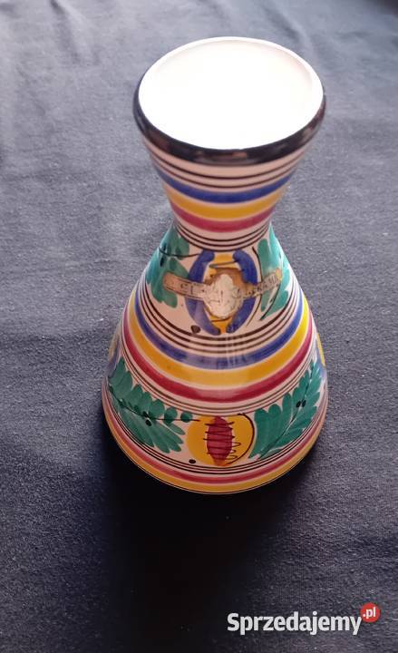 Ręcznie malowany wazon ceramiczny Edel Keramik Koźminek