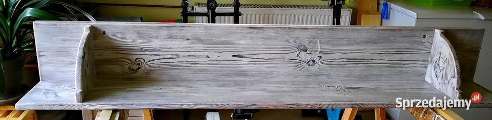 Regał drewniany vintage półka drewniana loft