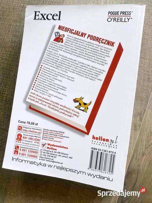 Excel 2003 nieoficjalny podręcznik informatyka, internet Olsztyn sprzedam