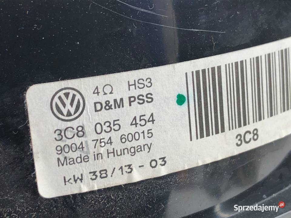 GŁOŚNIKI KOMPLET VW PASSAT B7 3C8035453