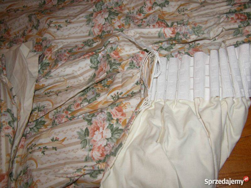 kwiatkowe stylowe zasłony komplet 24 Gorzów Wielkopolski sprzedam