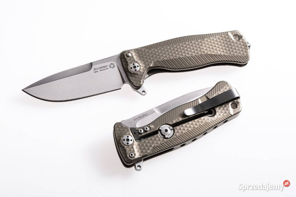 Nóż składany LionSteel SR22 Bronze Titanium Warszawa sprzedam