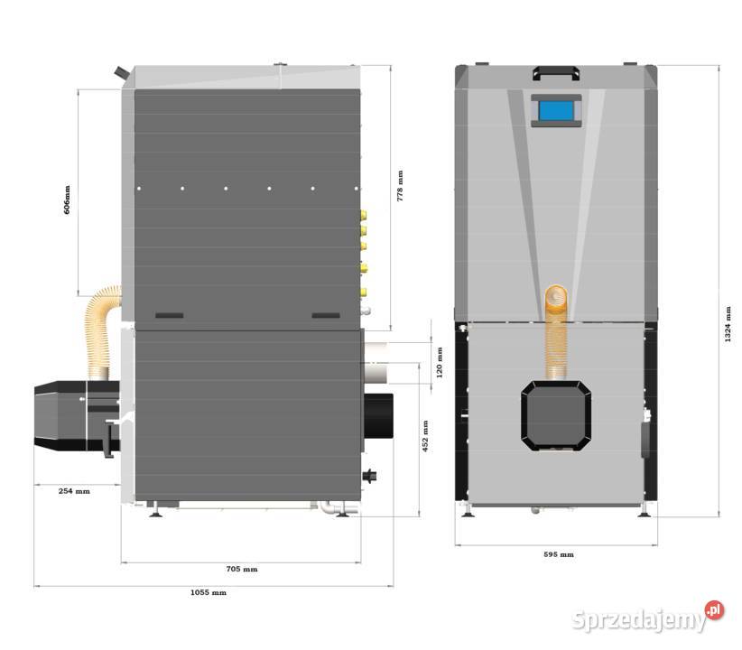 Kocioł kotły pellet PELLATRON kipi 15kw slim