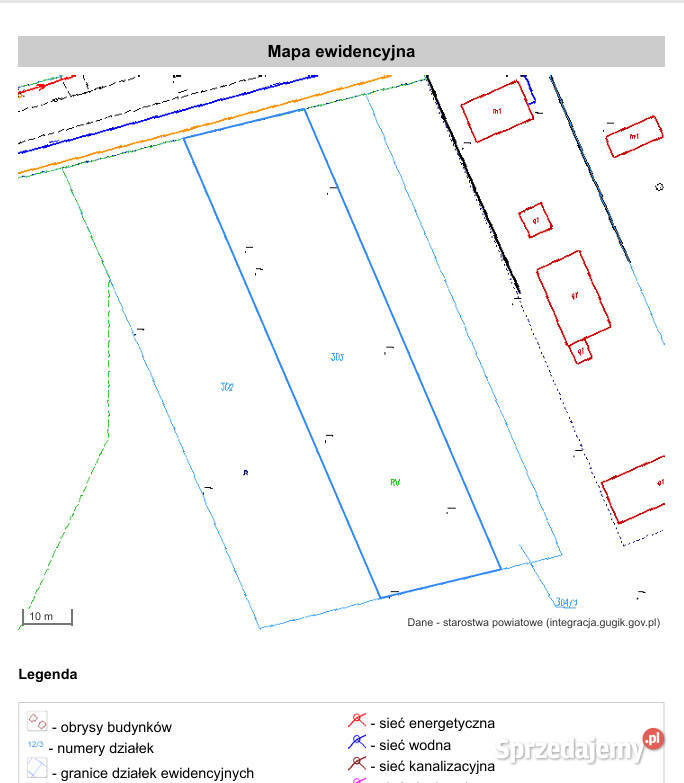 Działka budowlana Narwią 2460m2 Odrynki 100m