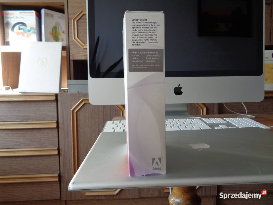 Adobe CS3 Photoshop 100 Box Mac działający opolskie Brzeg sprzedam