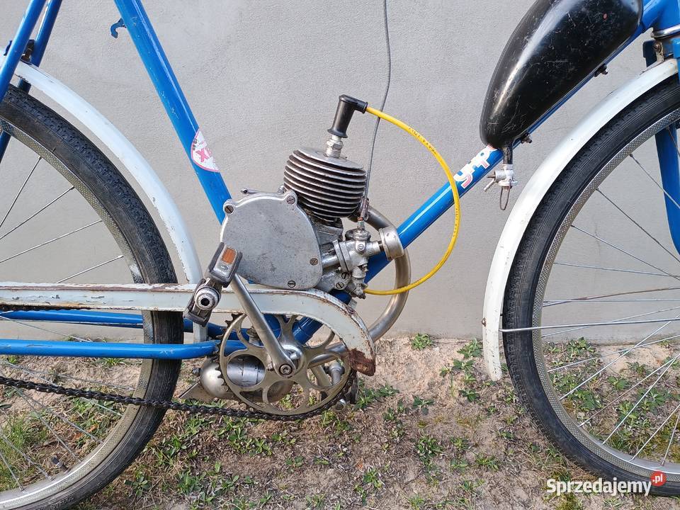 Rower z silnikiem KO D4 zabytkowy Kurzętnik