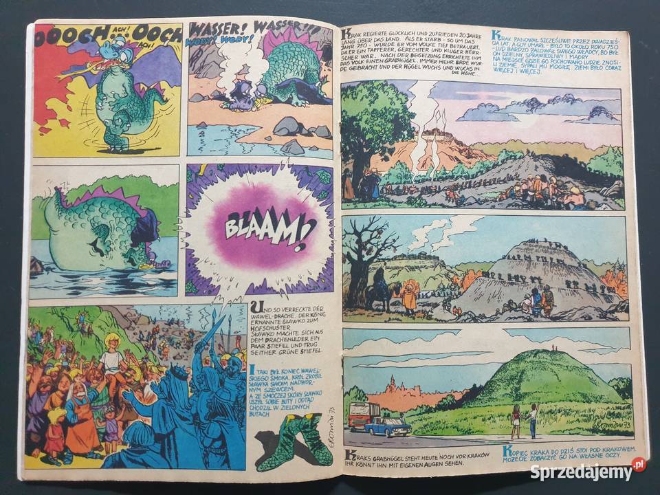 O Smoku Wawelskim i Królewnie Wandzie język historyczne i wojenne pomorskie Gdynia