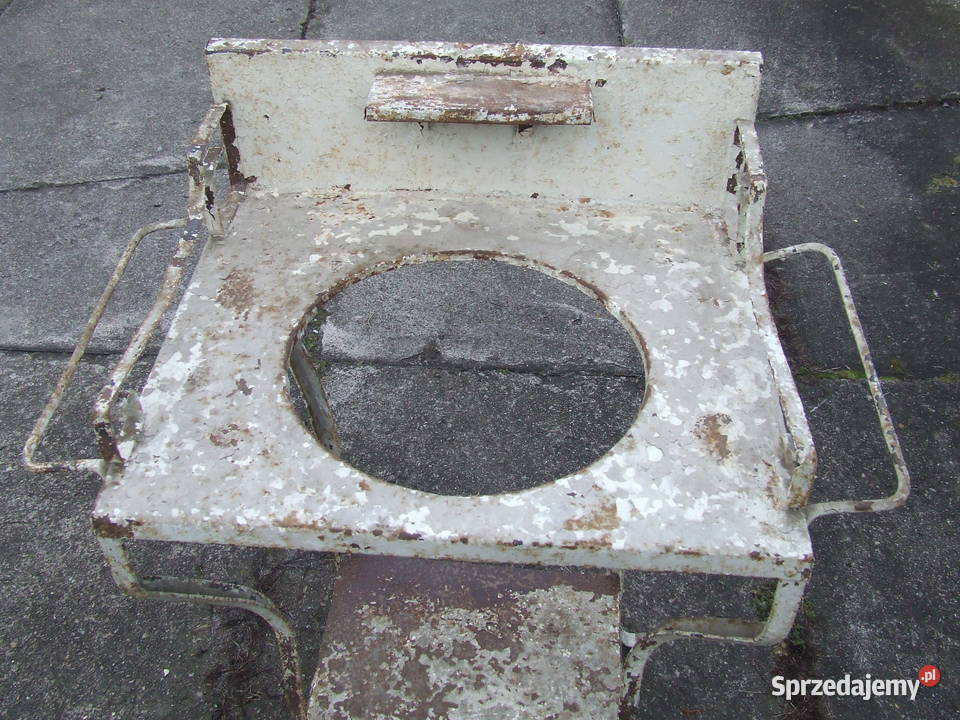 STARA MIĘDZYWOJENNA TOALETKA UMYWALKA METALOWA 4 Nowy Sącz