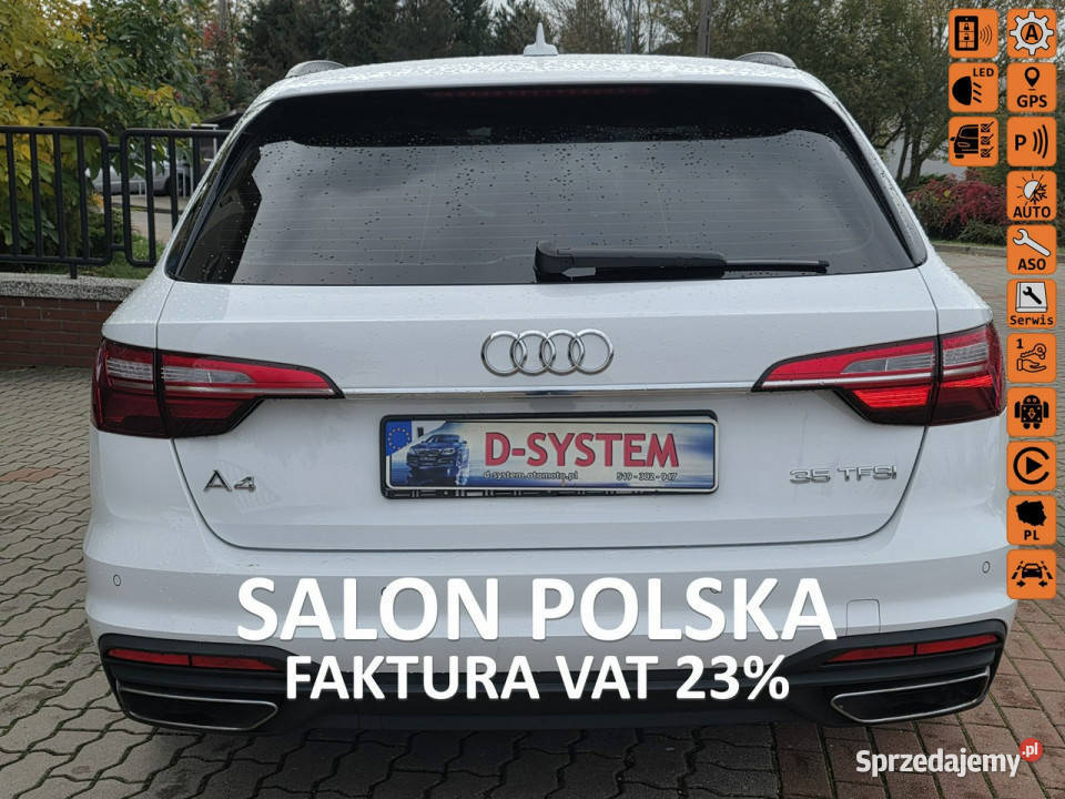 Audi A4 2020 Salon Polska 1Właściciel ledy 4/5 podlaskie Białystok sprzedam