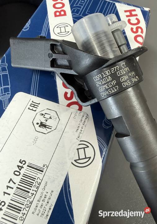 Wtryskiwacz Nowy Bosch 0445117045 AUDI pomorskie Miszewo