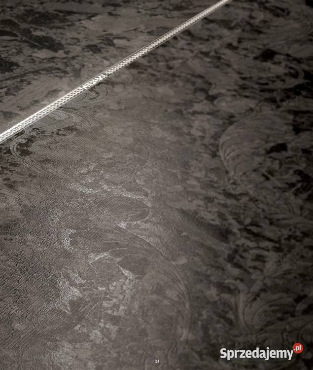 Płytki VERSACE METEORITE Bianco Meteorite Nero Poskwitów
