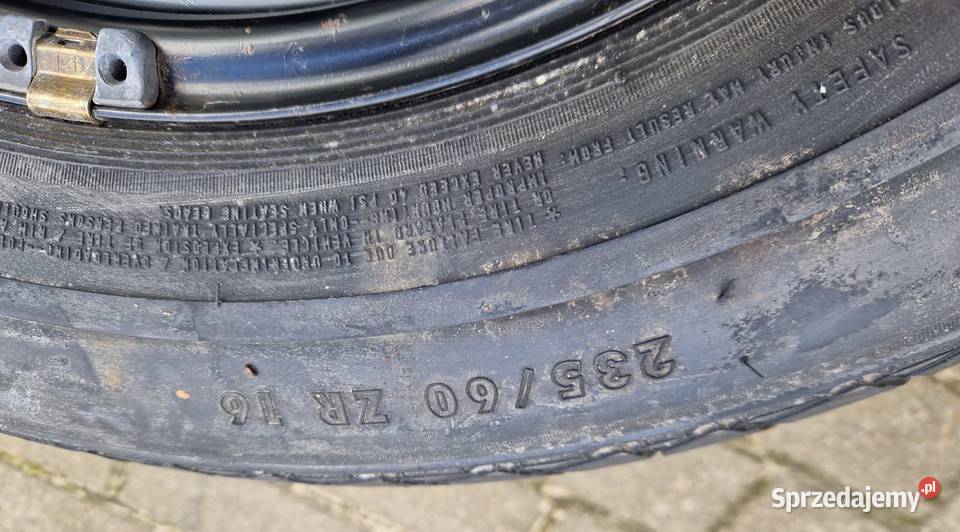 MERCEDES S KLASA CL W140 koło opona zapasówka kujawsko-pomorskie Bydgoszcz
