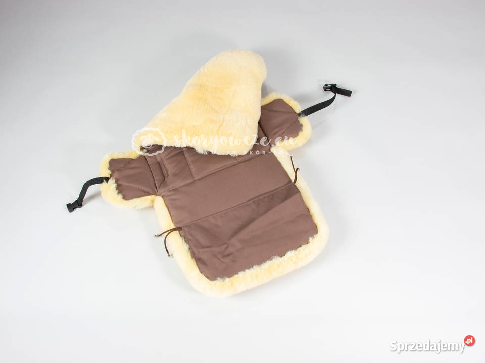 Wkładka do fotelika z zapięciem Brązowa 60x80 Szaflary