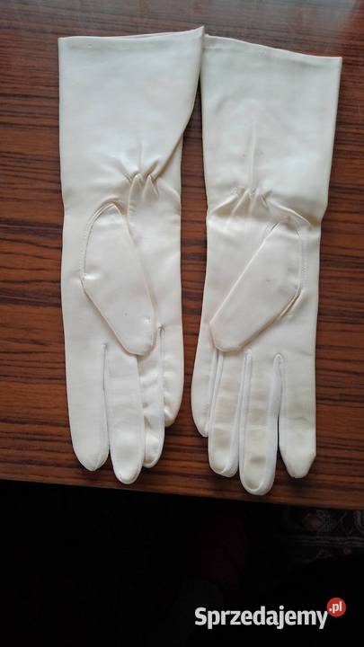 Długie rękawiczki z delikatnej skórki Nakło nad Notecią