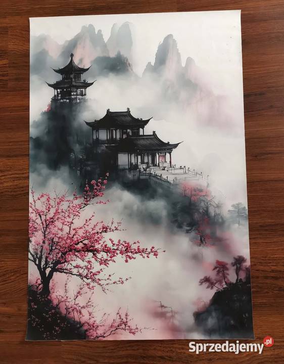 Obraz wydrukowany na materiale o chińskim Dom i Ogród Lędziny