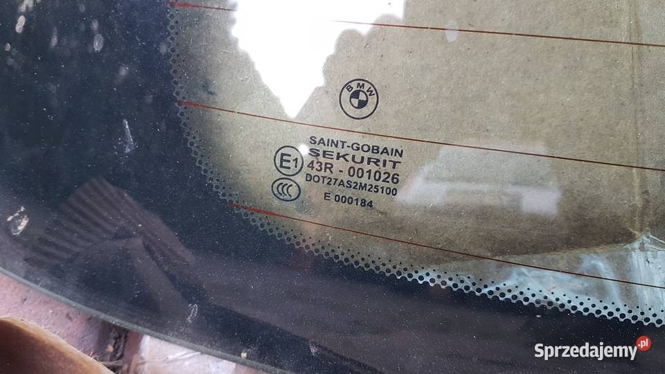 Szyba tył klapy BMW e91 oryginał stan