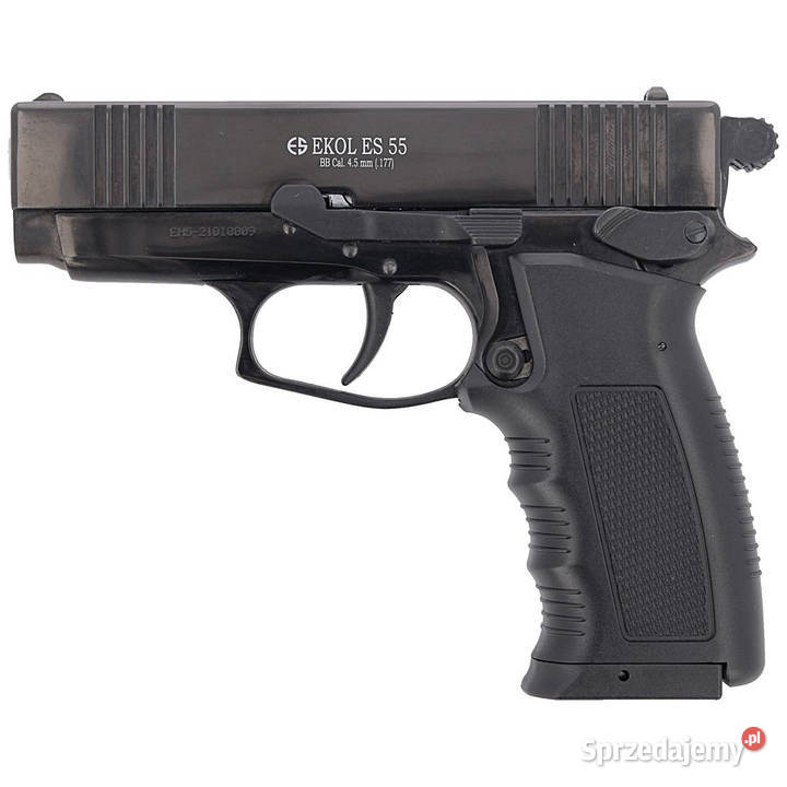 Pistolet wiatrówka EKOL Voltran ES 55 Black 45 mazowieckie