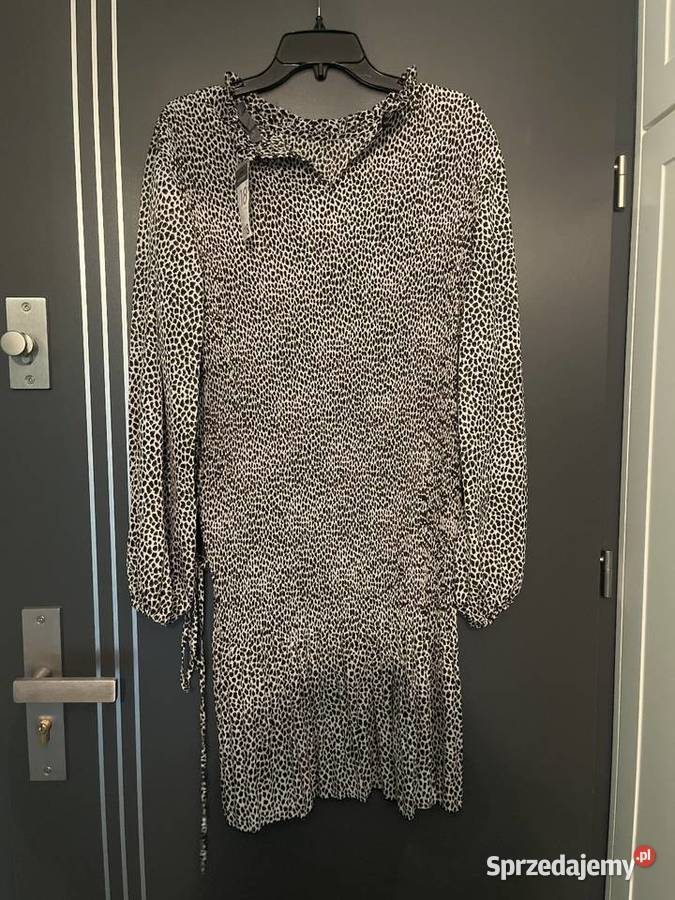 Primark sukienka modny wzór panterka cetki hit Choszczno