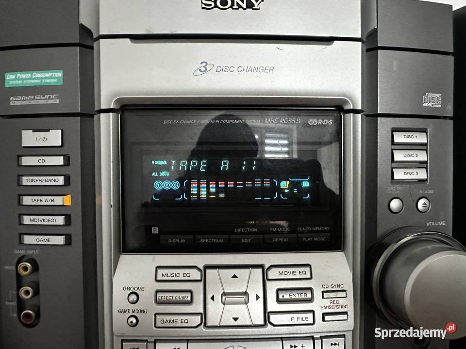 Wieża SONY MHC RG55S 21 stereo z akcesoriami Gołąb