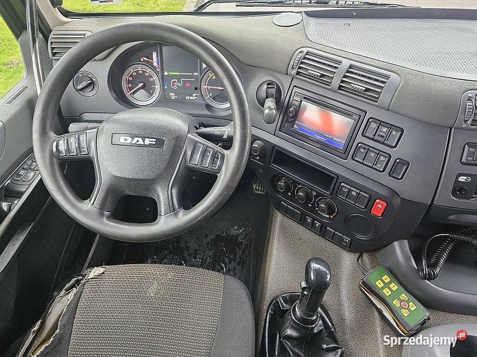 DAF CF 370 MANUAL 13T SYSTEM bramowiec 4x2 2016 7800kg pomorskie