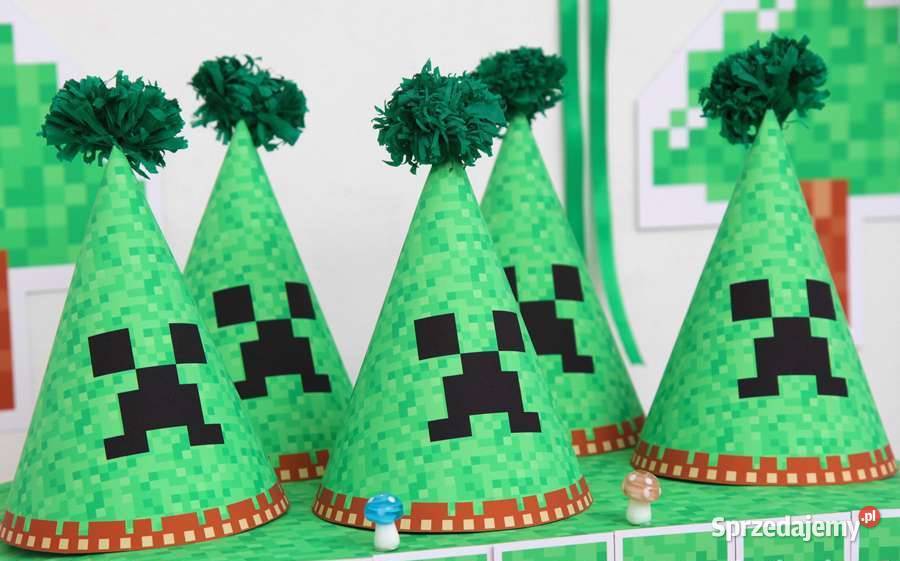 Minecraft szablony słodki stół urodziny Poznań