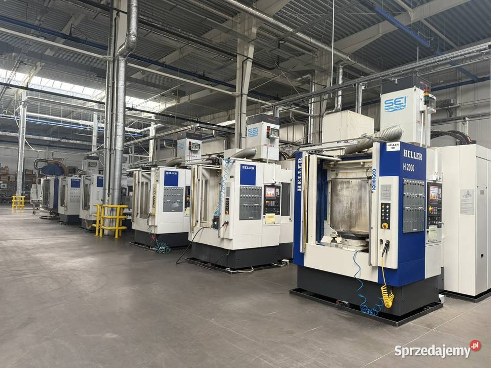 Poziome centra obróbcze HELLER H2000 z lat Strzelce Krajeńskie