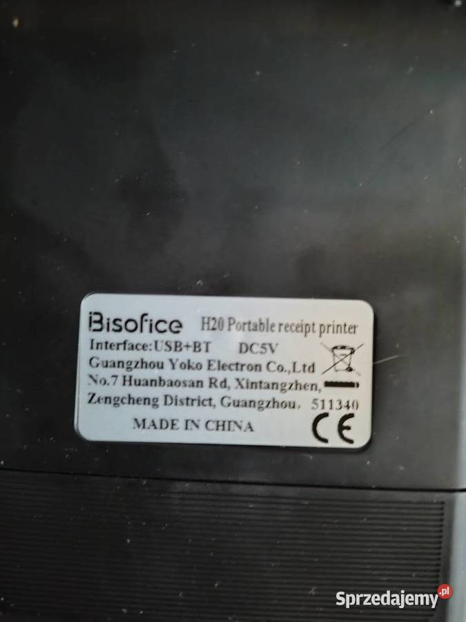 Drukarka termiczna paragonów bisofice h20 58mm Zawiercie