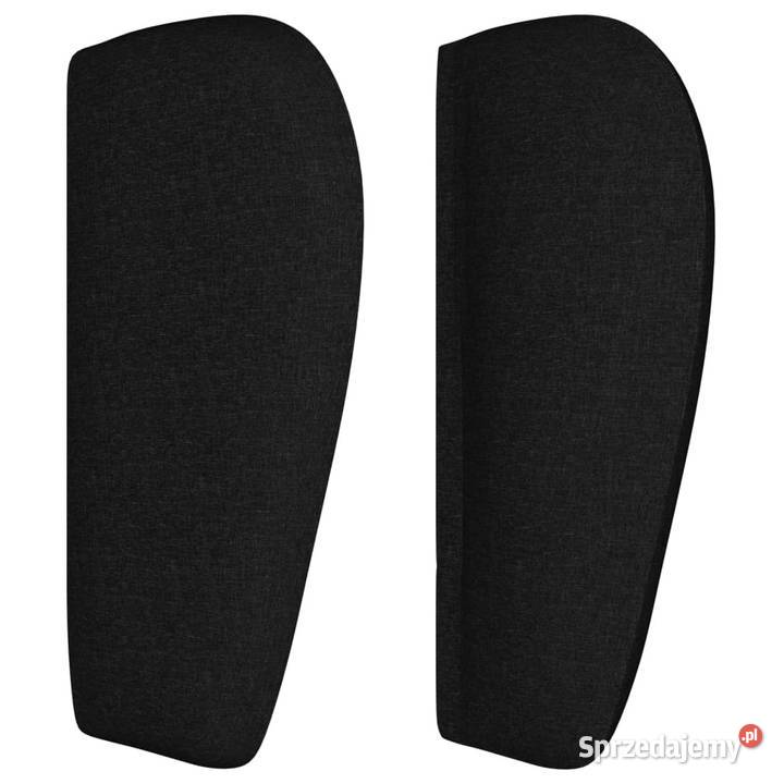 Zagłówek uszak czarny 103x23x7888 tkanina