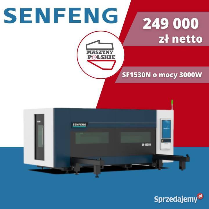 NOWA WYCINARKA LASEROWA FIBER SF1530N O MOCY